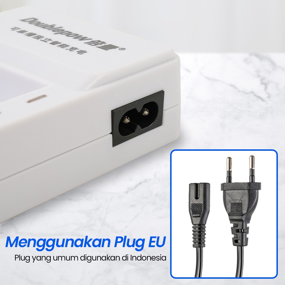 Charger Baterai Doublepow 4 Slot DP-K11 - Gambar 4