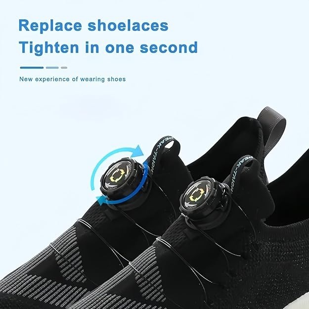 Tali sepatu putar - Automatic Rotating Shoelace Buckle - Gambar 7