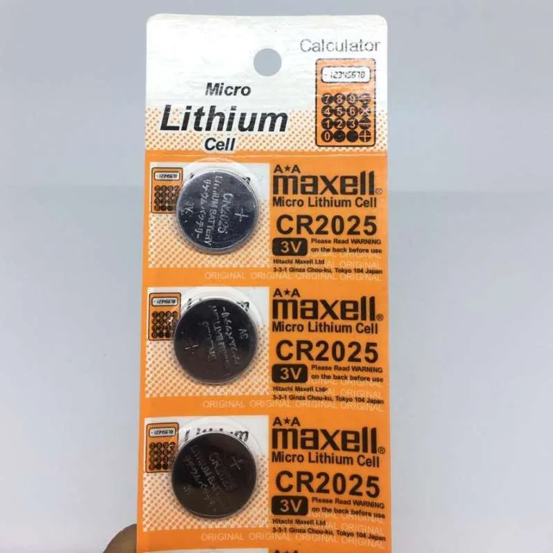 Baterai Kancing Maxell CR2025 Lithium 3V - Gambar 3